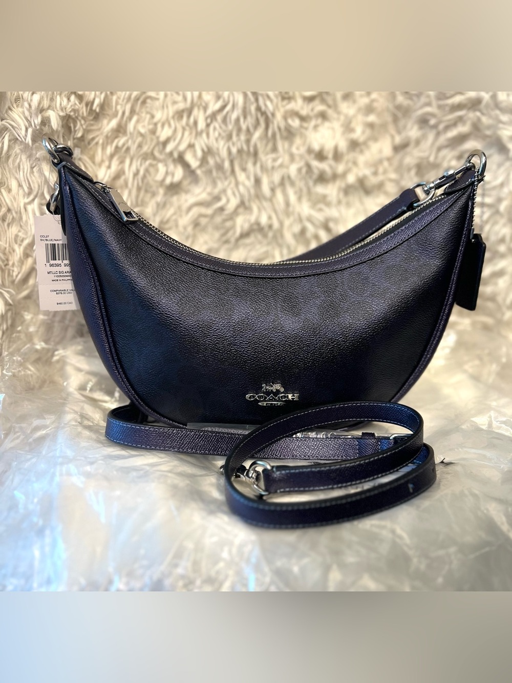 💙💙 Authentic Coach Aria Shoulder Bag in Signature canvas.💙💙NWT - Picture 17 of 17